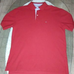 Tommy Hilfiger Red Prep Polo